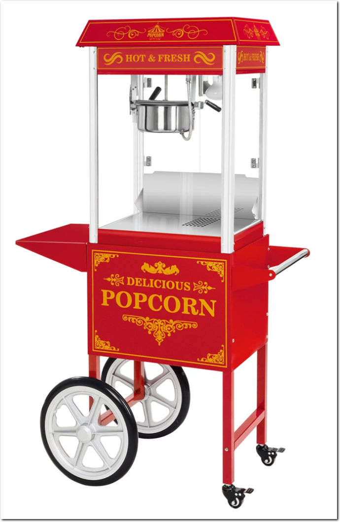 La macchina dei POP-CORN Guardare un film gustandosi dei caldi buonissimi pop-corn non ha prezzzo!